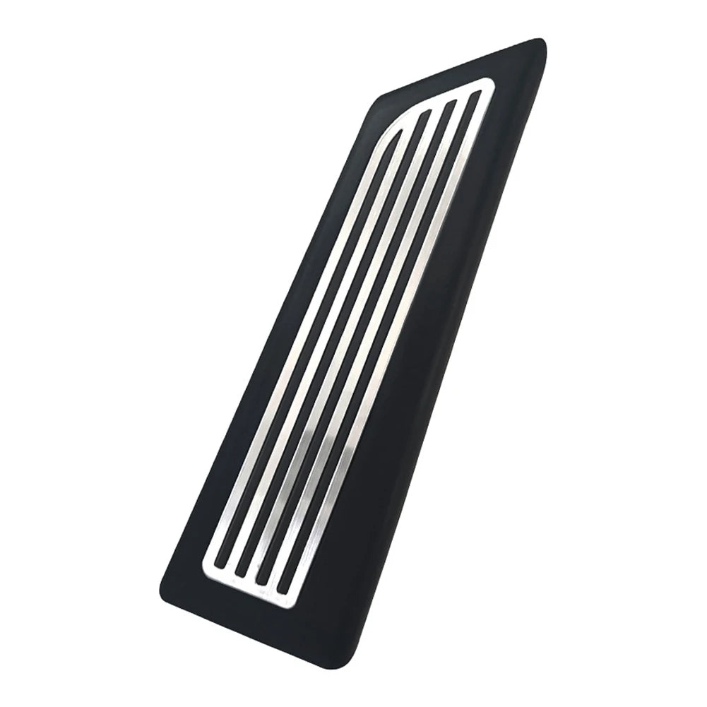 LHD Auto Interior Stainless Steel Rest Footrest Foot Pedals for for for for TESLA Mode close-up view