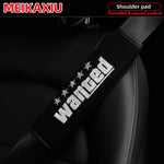 WENTED Flash Bllingbling New Style Comfortable Fabric Car Seat Belt Shoulder Cover Car close-up view