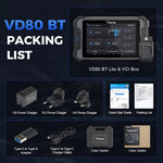 VDIAGTOOL VD80BT Bluetooth Car Diagnostic Tool WIFI Wireless Bidirectional Scanner wi alternate view