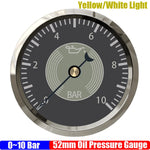 Retro Classic 52mm Gauge Set | Oil Pressure Voltmeter Fuel Water Temp for Car Boat additional angle