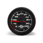 52mm 7-Color Car Gauge Set | Water Temp Oil Temp Oil Pressure Tachometer Boost Voltmet close-up view
