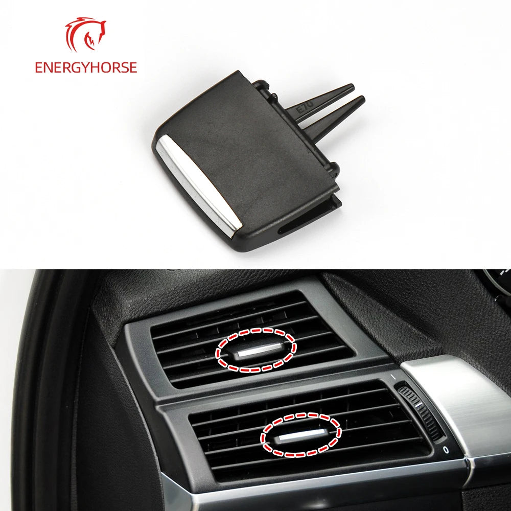 For BMW X5 X6 E70 E71 Air Conditioning Vent Toggle Piece Outlet Card Pad Clip Repair Bag Wind Direction Adjustment Plectrum Knob