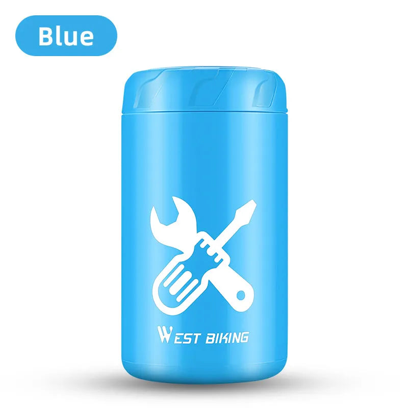 WEST BIKING Bicycle Repair Tool Storage Capsule Portable Waterproof Toolkit With Wa additional angle