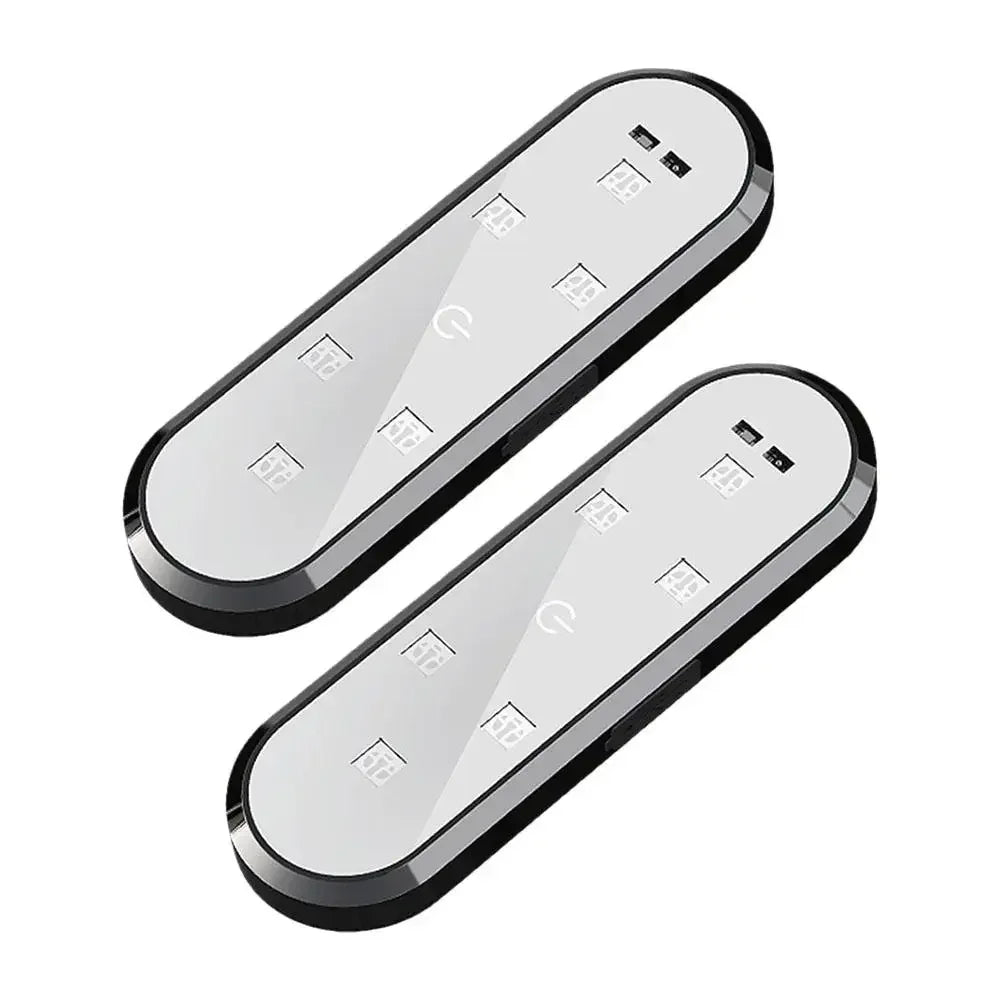 2Pcs Car LED Door Lights RGB Led Wireless Door Warning Lights USB Welcome Door Sill P alternate view