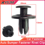 8mm Plastic Rivets Fasteners Screw Car Fender Bumper Screws Clips Rivets For Toyota Focus Kia Nissan