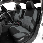 Car Seat Covers Full Set Front Split Rear Bench For Car Universal Cloth SUV Sedan Van Au detail view
