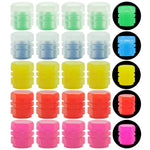 Luminous Valve Caps Fluorescent Night Car Tire Valve Caps Motorcycle Bike Glowing D additional angle