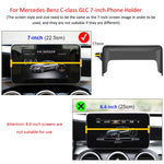 AULIGUS Car Phone Holder for Mercedes-Benz C GLC V-class w204 w205 x253 w447 7/10.2 additional angle