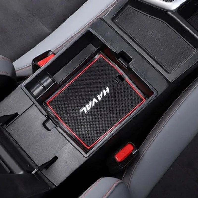 Car Center Console Organizer Case Interior Styling Accessories Armrest Hidden Holder Storage Box For Haval Jolion 2021 2022 2023