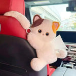 Car Back Seat Plush Hanging Headrest Tissue Holder