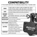 BUCKLOS Resin Disc Brake Pads for SRAM AVID | Wear-Resistant Hydraulic MTB Brake Pads alternate view