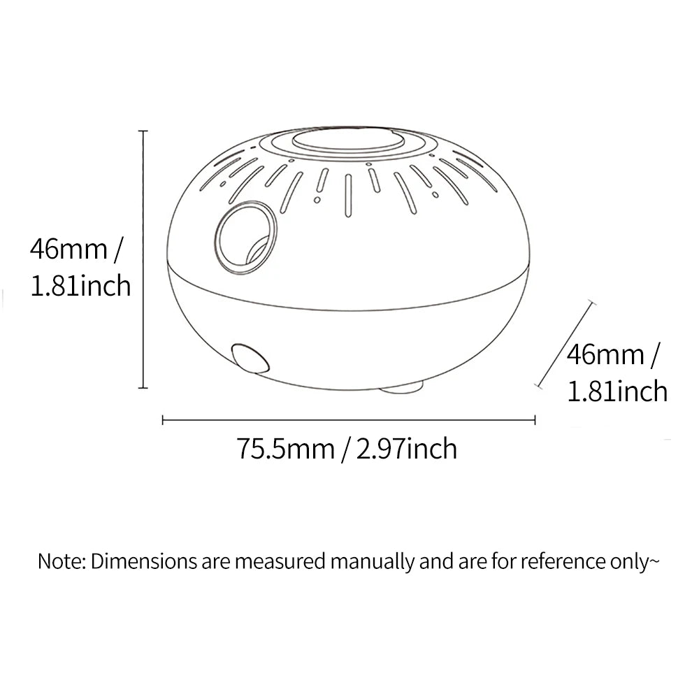 Mini Pure Oil Fragrance Diffuser | Portable Aromatherapy Machine with Automatic Ind additional angle
