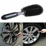 Car Wheel Cleaning Brush Profession Tire Auto Cleaning Detailing Care Wet Dry Wheel Tire detail view
