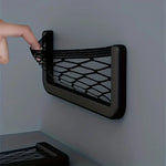 3pcs Car Organizer Storage Bag Auto Paste Net Pocket Phone Holder Car Accessories 20*8 close-up view