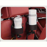 1/2Multifunctional Car Seat Back Storage Rack with Hook Cup Holder Storage Box Sturdy and DurablePPM