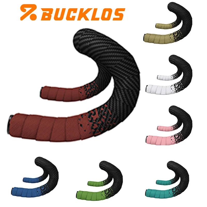BUCKLOS Bicycle Handlebar Tape Anti-Slip EVA+PU Bicycle Handle Bar Cover Anti-Slip Road Bike Wrap Ba