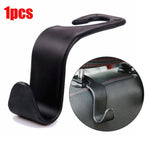 2Pcs  Car Seat Back Hook Bling Diamond Hanger Backseat Auto Back Universal Headrest  Storage Holder Car Interior Accessories