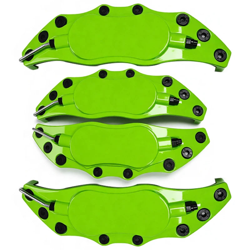 4Pcs Metal Car Wheel Caliper Covers Brake Caliper Anti Dust Protective Disc Shell f additional angle