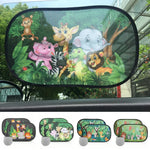 2PCS Car Sun Shade Side Window Curtain | Universal Static Adsorption Sunshade Cover additional angle