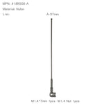Rcdream Simulation Antenna Decoration Signal Line For 1/8 1/10 1/12 1/14 1/18 Rc Crawl close-up view