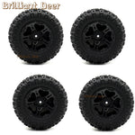 Remote Control Car Tires 12mm Hex for Traxxas MINI MAXX 1/10 detail view
