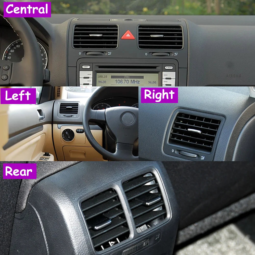Golf 5 Sagitar Jetta Car Front Rear Air Conditioner AC Vent Grille Slider Outlet Tab Clip Repair Kit For Volkswagen 1KD819703