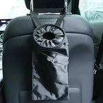 Universal Car Trash Bag Hanging Foldable Vehicle Garbage Bag for Seat Headrest Dail additional angle