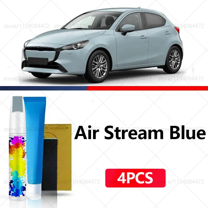 Car Paint Repair Pen For 2022-2025 MAZDA 2 Paint Scratch Repair Accessories 4PCS Whit alternate view