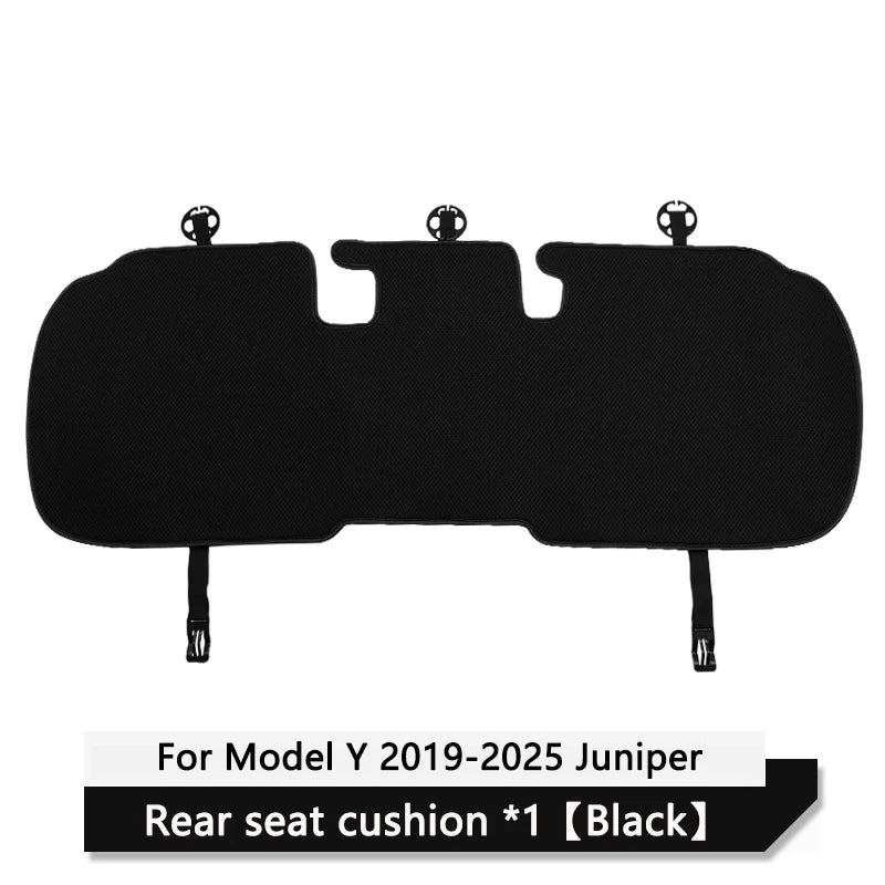 Tesla Model 3 / Y Juniper Ice Silk Seat Cushion Cover | Breathable, 2019–2026 close-up view