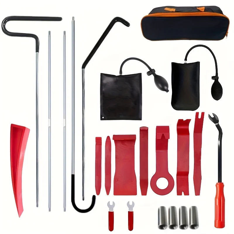 Car Door Tool Kit Inflatable Air Pump Auto Window Door Open Fixing Gripper Tools with lifestyle view