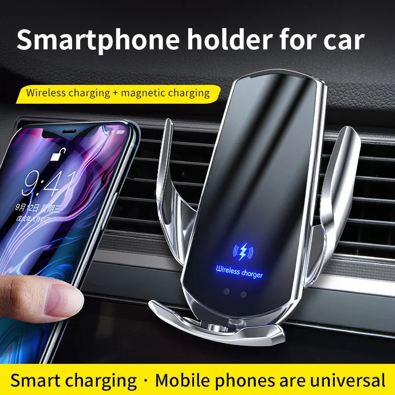 Car Phone Holder Special Fixed Bracket For Skoda Octavia 2016 2017 2018 2019 2020 Wireless Charging Stand Interior Accessories