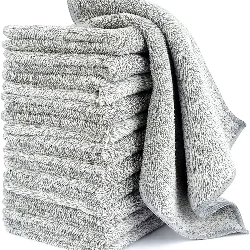 Microfiber Cleaning Cloths for Bicycle Car Kitchen Towel Absorbent Soft And Stain-removi detail view