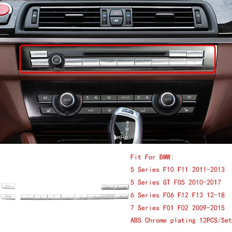 For BMW 5 6 7 5GT X3 X4 X5 X6 Headlight Switch Button Cover Engine Start Stop Switch lifestyle view
