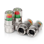 NEW 4pcs Car Tire Pressure Indicator Gauge Alert Monitoring Valve Cap Sensor External alternate view