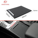 Interior Armrest Center Console Cup Holder Cover Trim Zipper Rolling Shutter Blind Cover For Volkswagen Magotan CC Passat B6 B7
