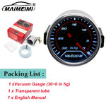52mm Analog Gauge Set | White LED Car Gauges with Holder lifestyle view