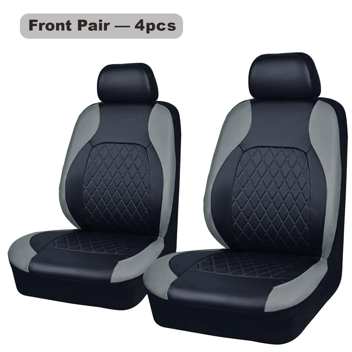 All Season Quited PU Leather Car Seat Cover Full Surrounded Seat Protector Waterproof Un detail view