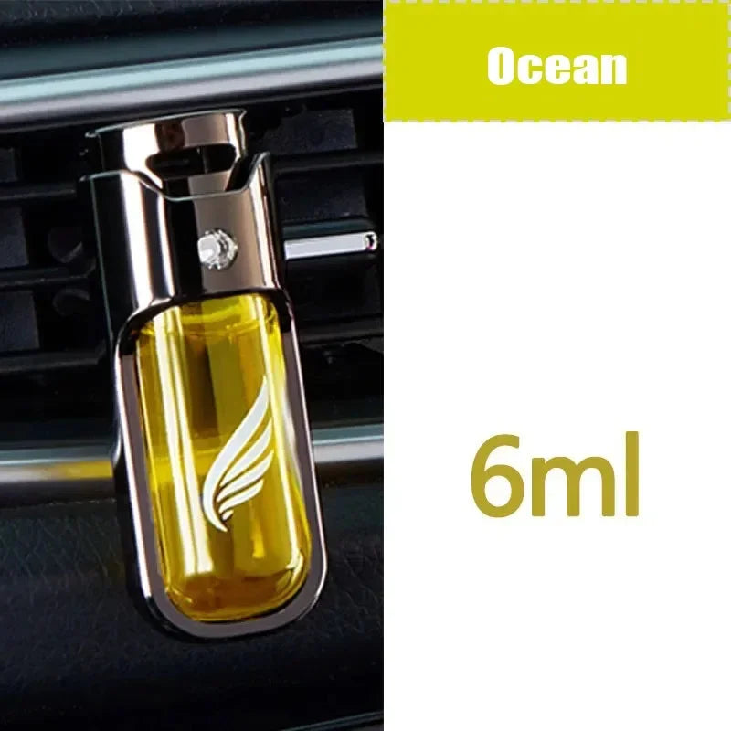 Car Air Freshener Outlet Fragrance | Magnetic Design Auto Accessories Interior Perfume close-up view