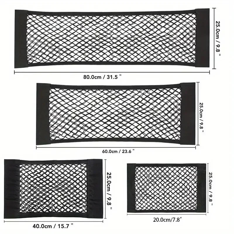 1 Universal Car Storage Bag Dual-Layer Mesh Trunk Organizer | Integrated Car Storage alternate view