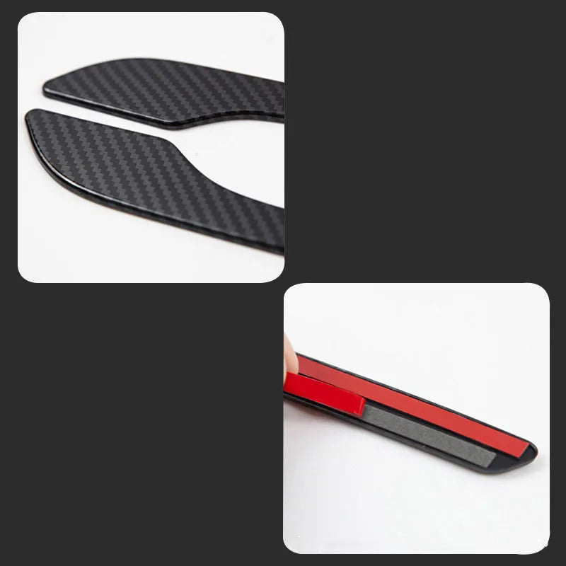 Tesla Model 3 Highland Model Y Juniper Door Handle Cover | ABS Carbon Fiber 4Pcs Set lifestyle view