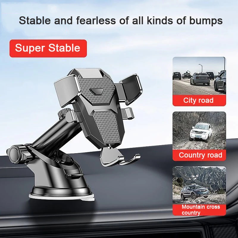 2026 NEW Universal Sucker Car Phone Holder 360° Windshield Car Dashboard Mobile Cell S close-up view