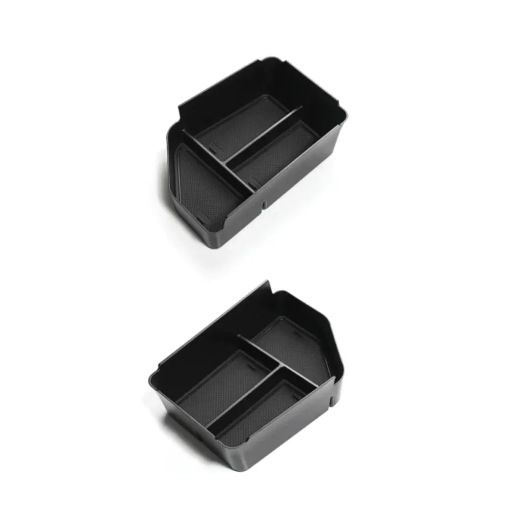 ABS Car Central Armrest Storage Box For Kia EV6 2022 2023 2024 2025 Center Console Organizer Tray Case Car Accessories