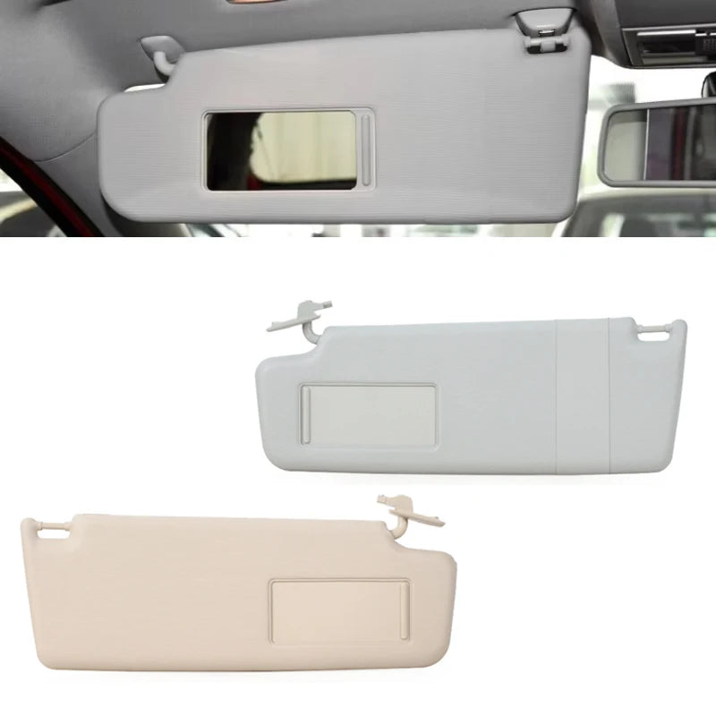 Car Interior Sunvisor For VW Tiguan 2009 2010 2011 2012 2013 2014 2015 With Mirror With lamp Front Sun Visor Shade Accessories