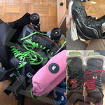 UICE Ice Hockey Skate Laces 9 Colors Hockey Skate Shoe Lacer Dual Layer Braid 84-120i lifestyle view