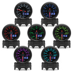 52MM 7-in-1 Car Gauge Set | LED Dual Display with Sensors for 12V Gasoline Vehicles detail view