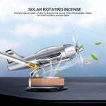 Solar Aircraft Car Air Freshener | Mini Car Perfume Decoration detail view
