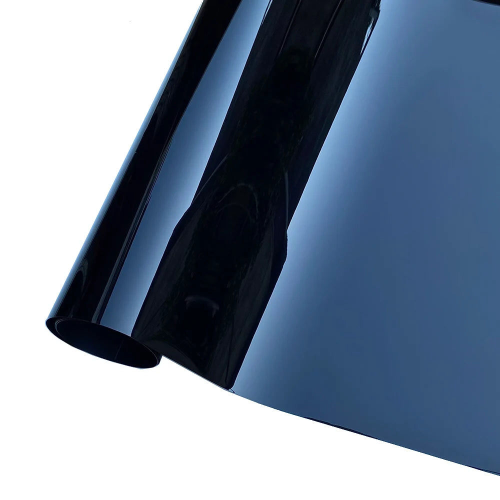 Premium PET Gloss Black Vinyl Wrap Film Car Stickers Foil Air Release Channels For Auto Roof Wing Pi