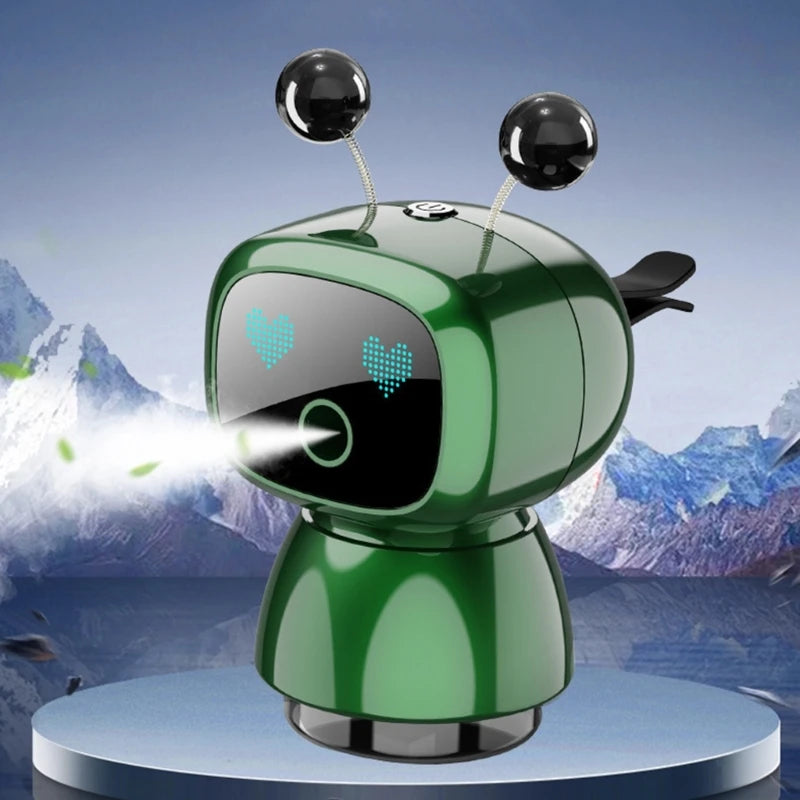 Car Air Freshener Robot Car Mounted Intelligent Aromatherapy Rechargeable Automatic Aromatherapy Diffuser Car Decoration