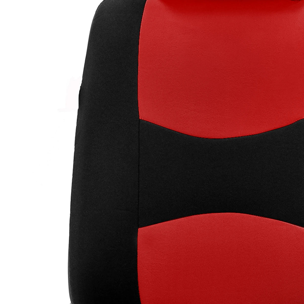 Universal Car Seat Cover Set 9 Pcs Polyester Knit Fabric Four Seasons lifestyle view