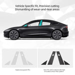 For Tesla Model 3 Highland 2024 Model Y 2019-2025 Juniper Car Body A B Center Pillar TPU Protector Film Decoration Accessories